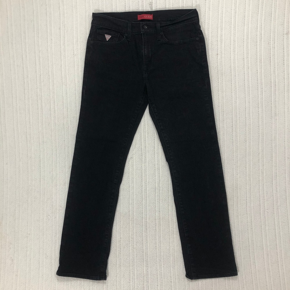 GUESS Los Angeles Men's Black Denim Pants‎ Jeans Size 32W 30L